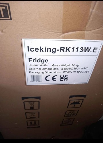Small under counter fridge - small,
